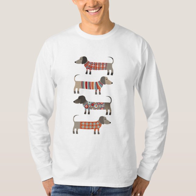 Camiseta Perro Dachshund Sausage (Anverso)