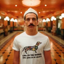 Camiseta Perro Dachshund Sausage personalizado, padre viené