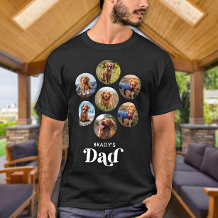 Camiseta Perro DAD Mascota  Collage de fotos Perro Lover