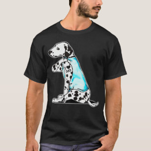 Camiseta Perro dálmata amo a mamá perro tatuado día de la m