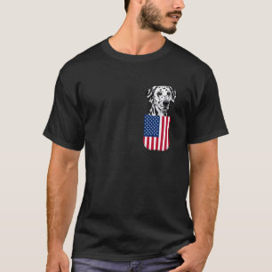 Camiseta Perro dálmata bandera americana patriótica 4 de ju