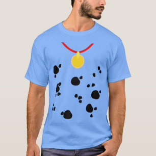 Camiseta Perro dálmata gracioso Halloween disfrazar a niños
