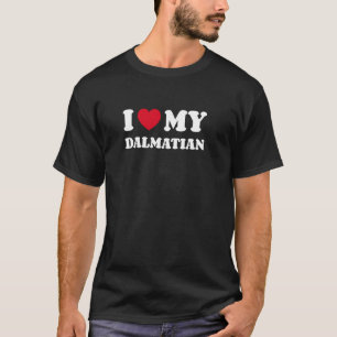 Camiseta Perro Dálmata Me encanta mi dálmata