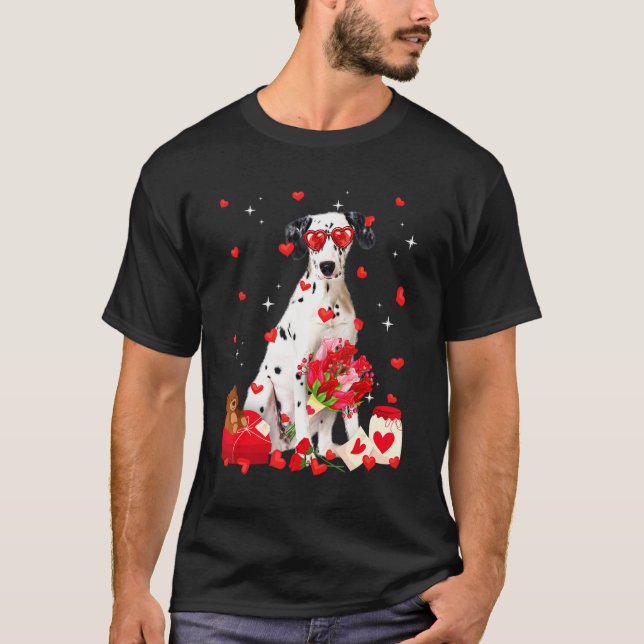 Camiseta Perro Dalmatiano Divertido Perro Divertido Papá Ma (Anverso)