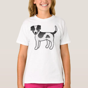 Camiseta Perro Danés-Sueco de Granja Negro y Blanco Lindo P