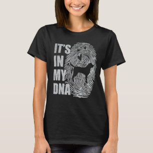 Camiseta Perro de ADN de Labrador negro mamá papá perro