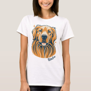 Camiseta Perro de Agua de Estilo Vintage