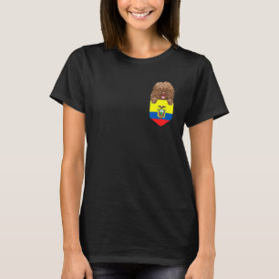 Camiseta Perro de agua español de la bandera de Ecuador per