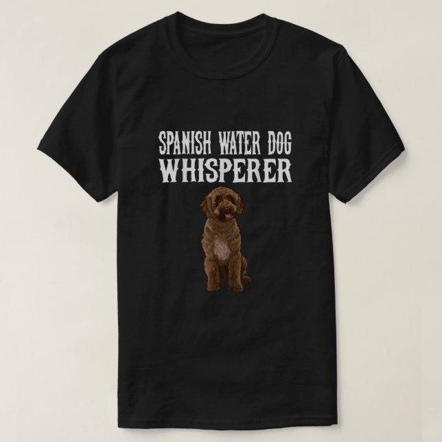 Camiseta Perro de agua español Wisperer Gracioso regalo de  (Diseño del anverso)