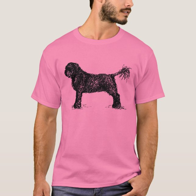 Camiseta Perro de agua portugués (Anverso)