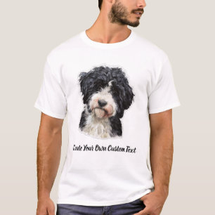 Camiseta Perro de Agua Portugués Crea tu propio texto perso
