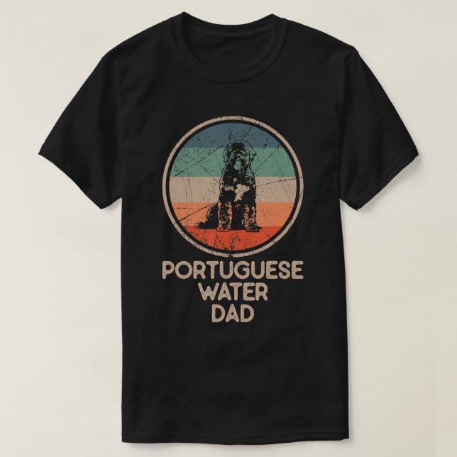 Camiseta Perro de agua portugués - Día del agua portugués v (Diseño del anverso)