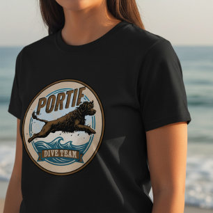 Camiseta Perro de Agua Portugués - Equipo de Buceo