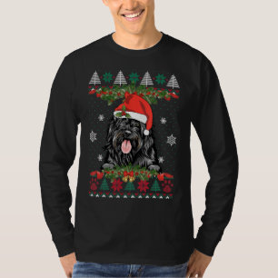 Camiseta Perro de agua portugués Navidad Santa Hat Gracioso