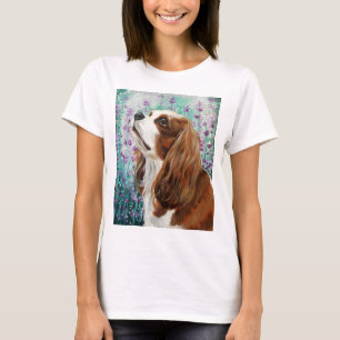 Camiseta Perro de aguas de rey arrogante Charles de