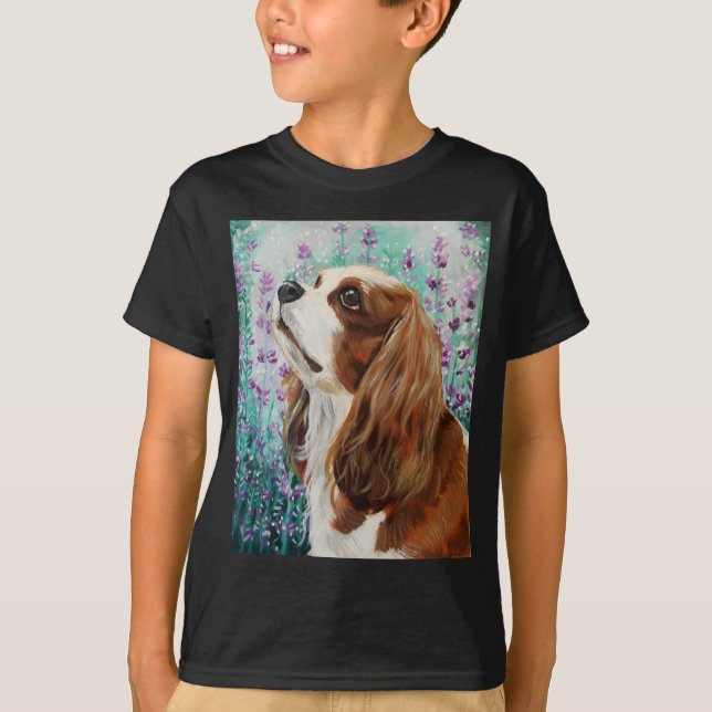 Camiseta Perro de aguas de rey arrogante Charles de (Anverso)