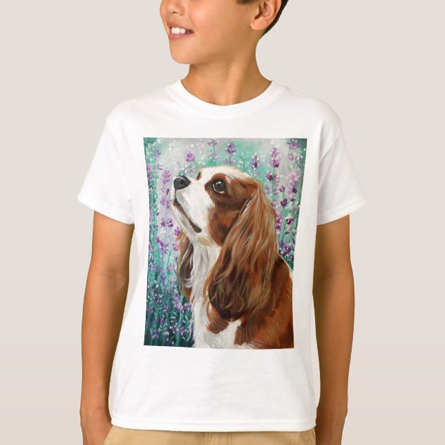 Camiseta Perro de aguas de rey arrogante Charles de (Anverso)