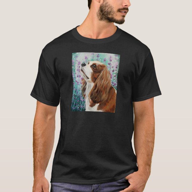 Camiseta Perro de aguas de rey arrogante Charles de (Anverso)