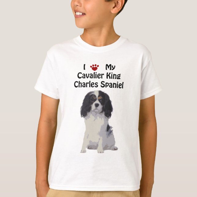 Camiseta Perro de aguas de rey Charles arrogante (Anverso)