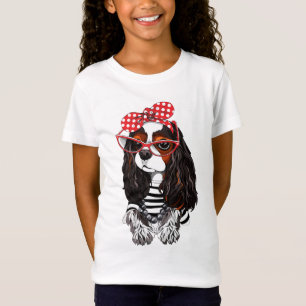 Camiseta Perro de aguas de rey Charles arrogante de París
