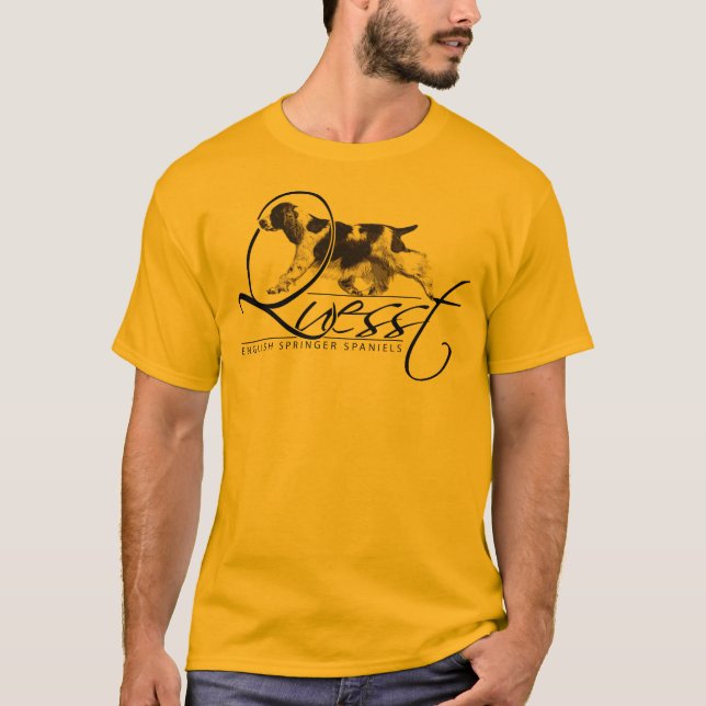 Camiseta Perro de aguas de saltador de Quesst Logowear (Anverso)