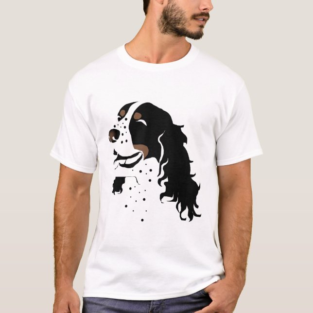 Camiseta Perro de aguas de saltador de risa (Anverso)