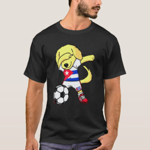 Camiseta Perro de aguas Retriever Cuba Fans de fútbol Jerse