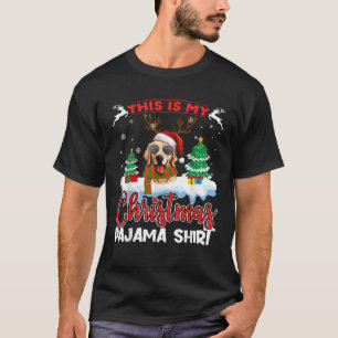 Camiseta Perro de aguas retriever dorado Navidad Familia Pa