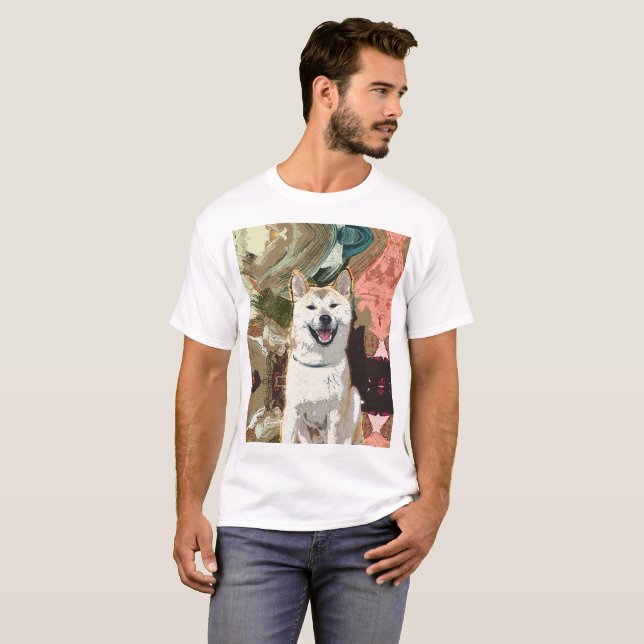 Camiseta Perro de Akita Inu (Anverso completo)
