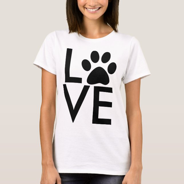 Camiseta Perro de amor (Anverso)