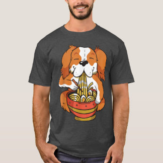 Camiseta Perro De Anime Cute Alimenta Sopa De Ramen Con Fid