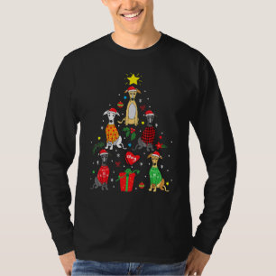 Camiseta Perro de árbol de Navidad de Greyhound