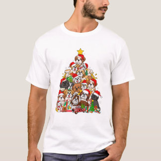 Camiseta Perro De árbol De Shih Tzu De Pijama