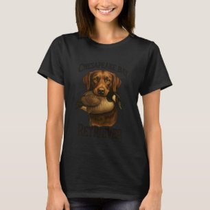 Camiseta Perro de arte de caza de gansos Retriever de la Ba