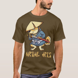 Camiseta Perro de artes marciales Kenjusu Kata Katana Samur