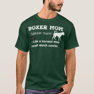 Camiseta Perro de boer alemán o dueña de cachorros MOM dive