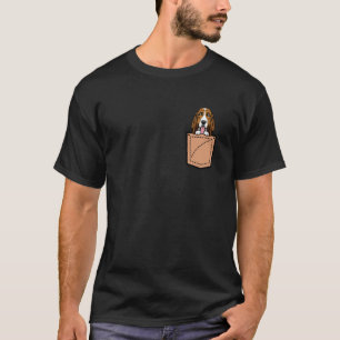 Camiseta Perro de Bolsillo Basset Hound