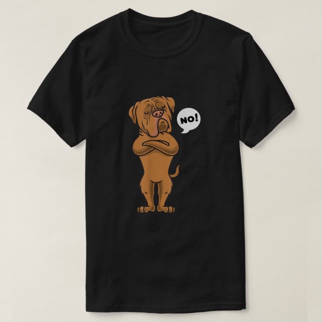 Camiseta Perro de Bordeaux (Diseño del anverso)