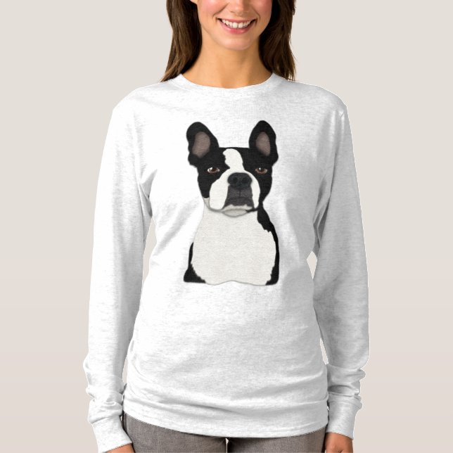 Camiseta Perro de Boston Terrier (Anverso)