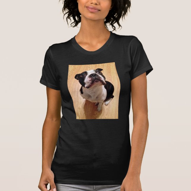 Camiseta Perro de Boston Terrier (Anverso)