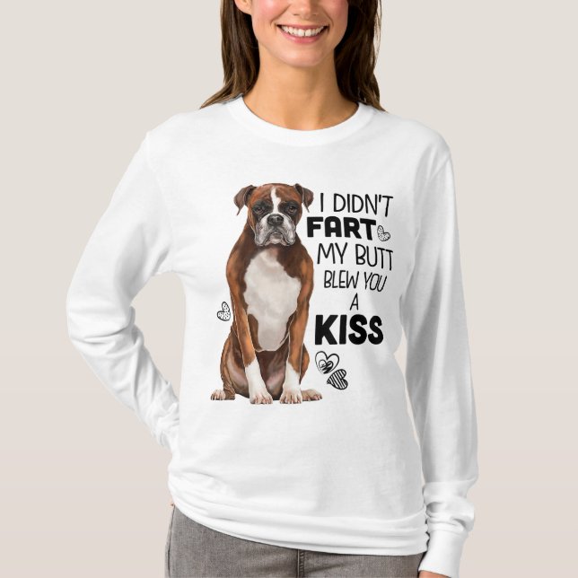 Camiseta Perro de boxeo Gracioso para mamá de perro, papá d (Anverso)