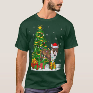 Camiseta Perro de Bull Terrier Navidad Árbol Santa Bull Ter