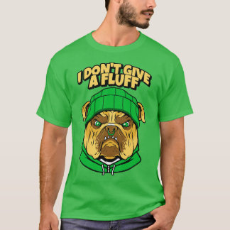Camiseta Perro de Bulldog gracioso que no doy una luz suave