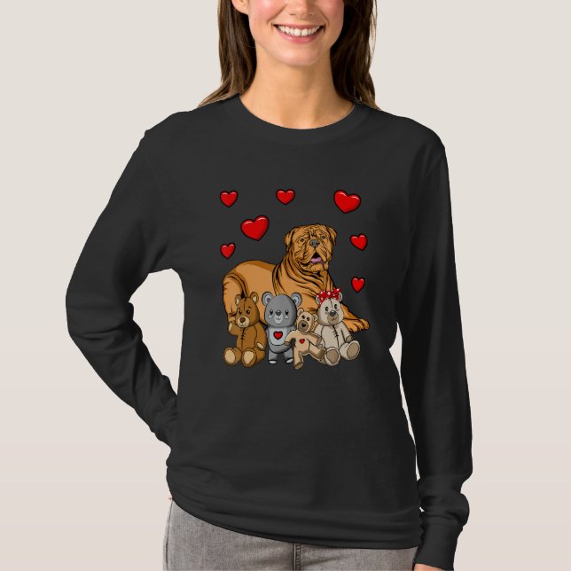 Camiseta Perro de Burdeos Cuadísima Juguete (Anverso)