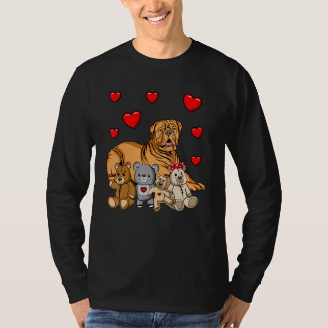 Camiseta Perro de Burdeos Cuadísima Juguete (Anverso)