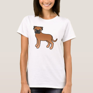 Camiseta Perro de burro rojo Personalizado lindo
