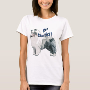 Camiseta Perro de cabaña azul Merluza