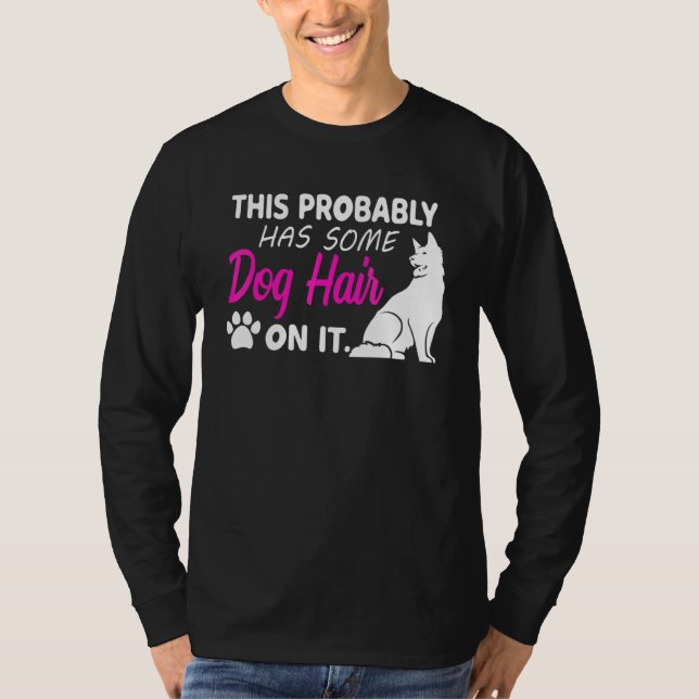 Camiseta Perro De Cabello De Perro Gracioso Para Mujeres O  (Anverso)