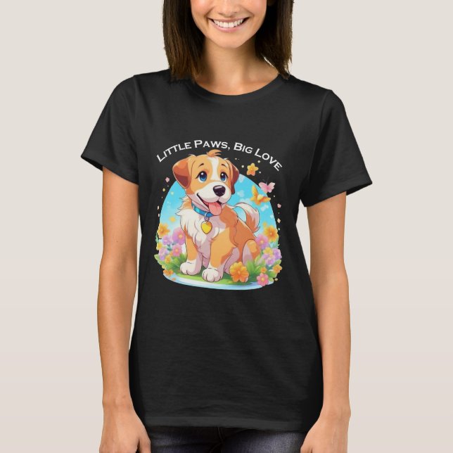 Camiseta Perro de cachorro (Anverso)