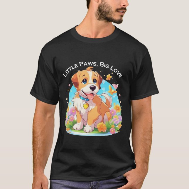 Camiseta Perro de cachorro (Anverso)
